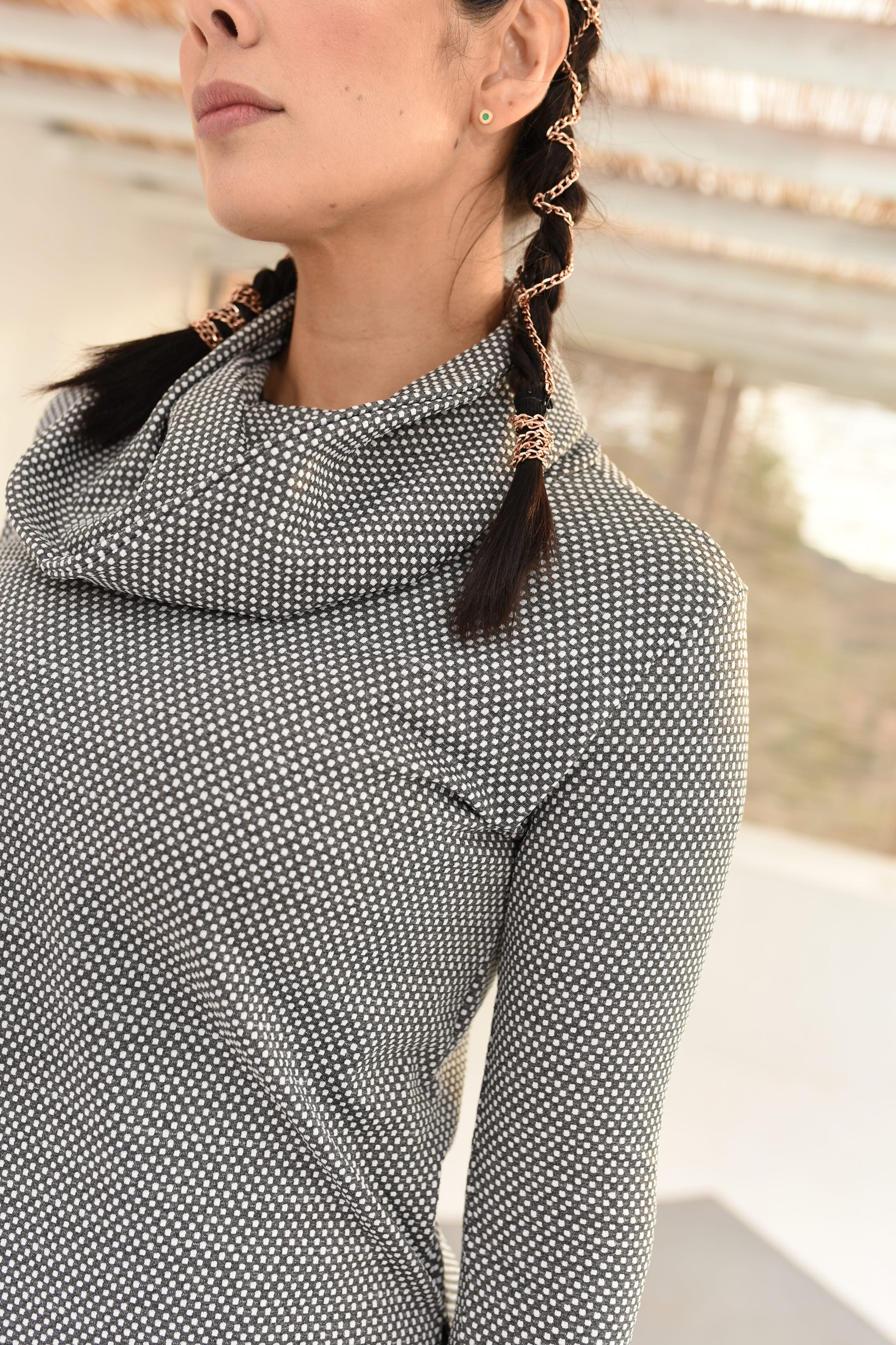 Turtle Neck Hoodie