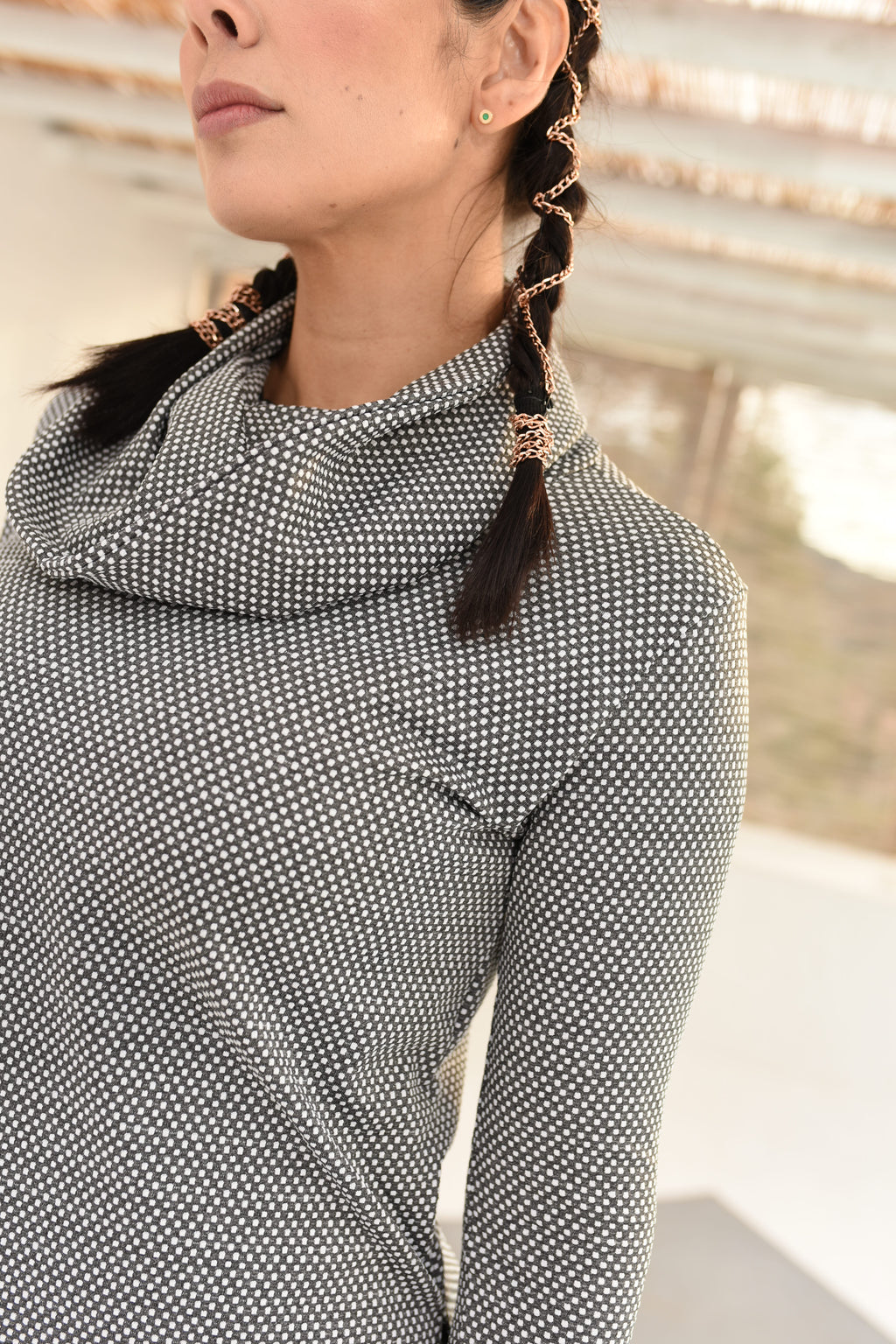 Turtle Neck Hoodie